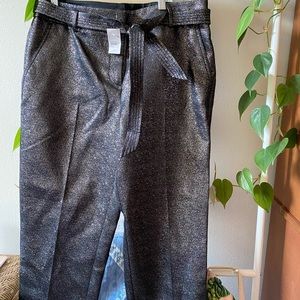 Loft Sparkle Black Plants with Belt